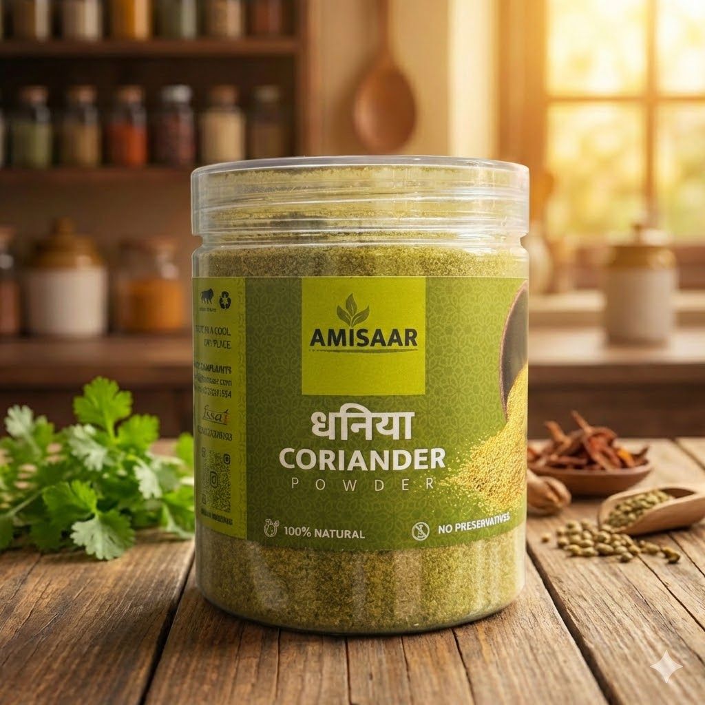 Premium Coriander Powder – No Additives, No Preservatives