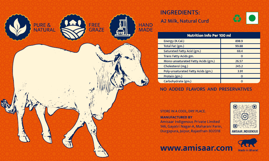 Why Choose Amisaar Bilona Ghee?