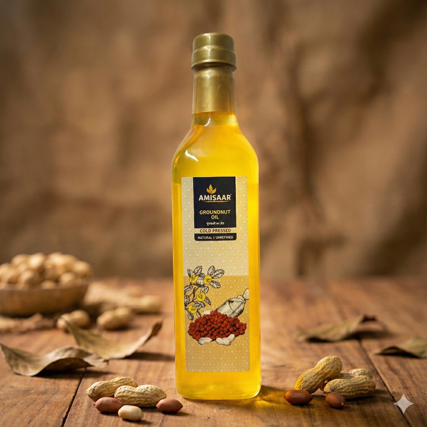 Pure and Natural - Cold Pressed Groundnut Oil