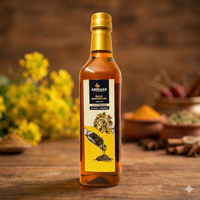 Pure & Natural - Cold Pressed Black Mustard Oil