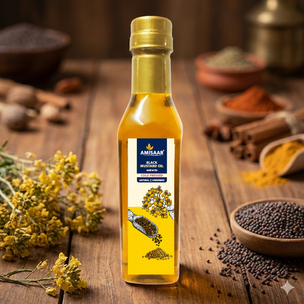 Pure & Natural - Cold Pressed Black Mustard Oil